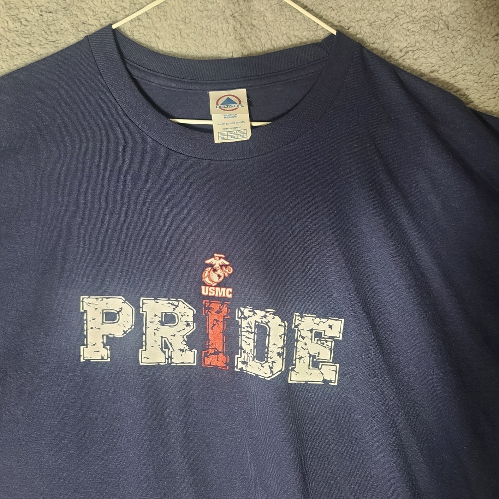 U.S. Marines T-Shirt, EGA, Men's XL - Picture 3 of 5